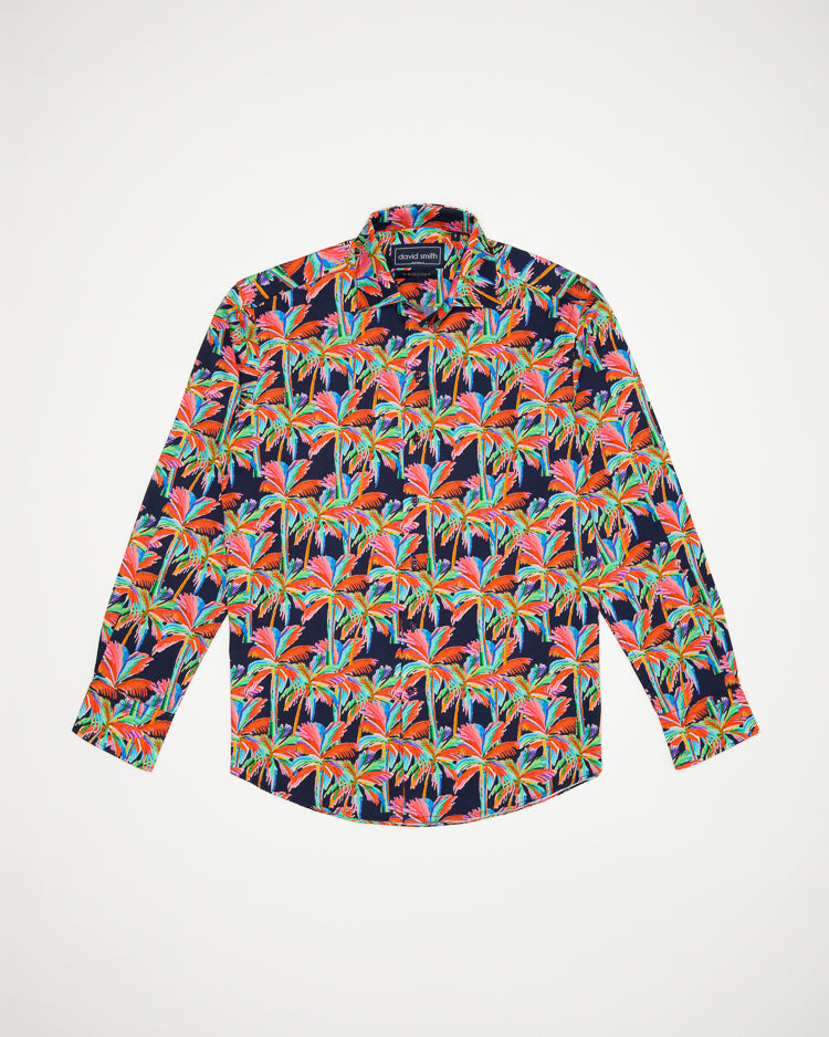 MIDNIGHT PALM SHIRT