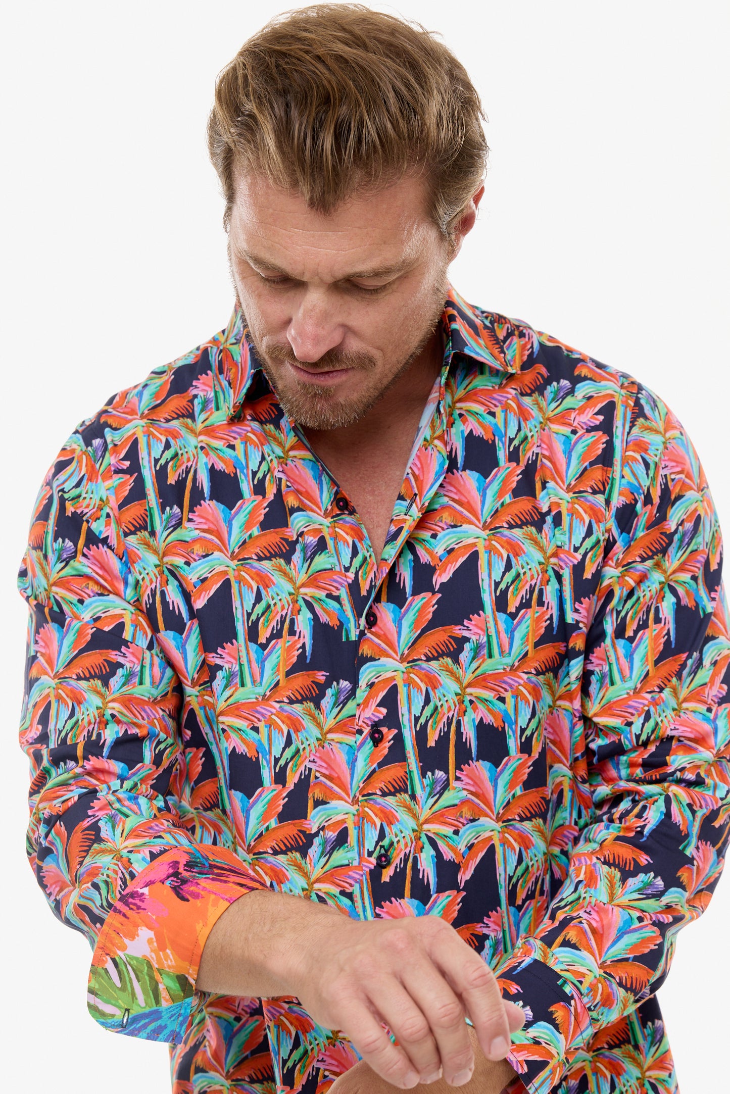 MIDNIGHT PALM SHIRT