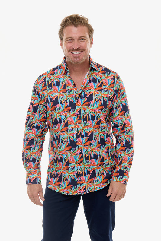 MIDNIGHT PALM SHIRT