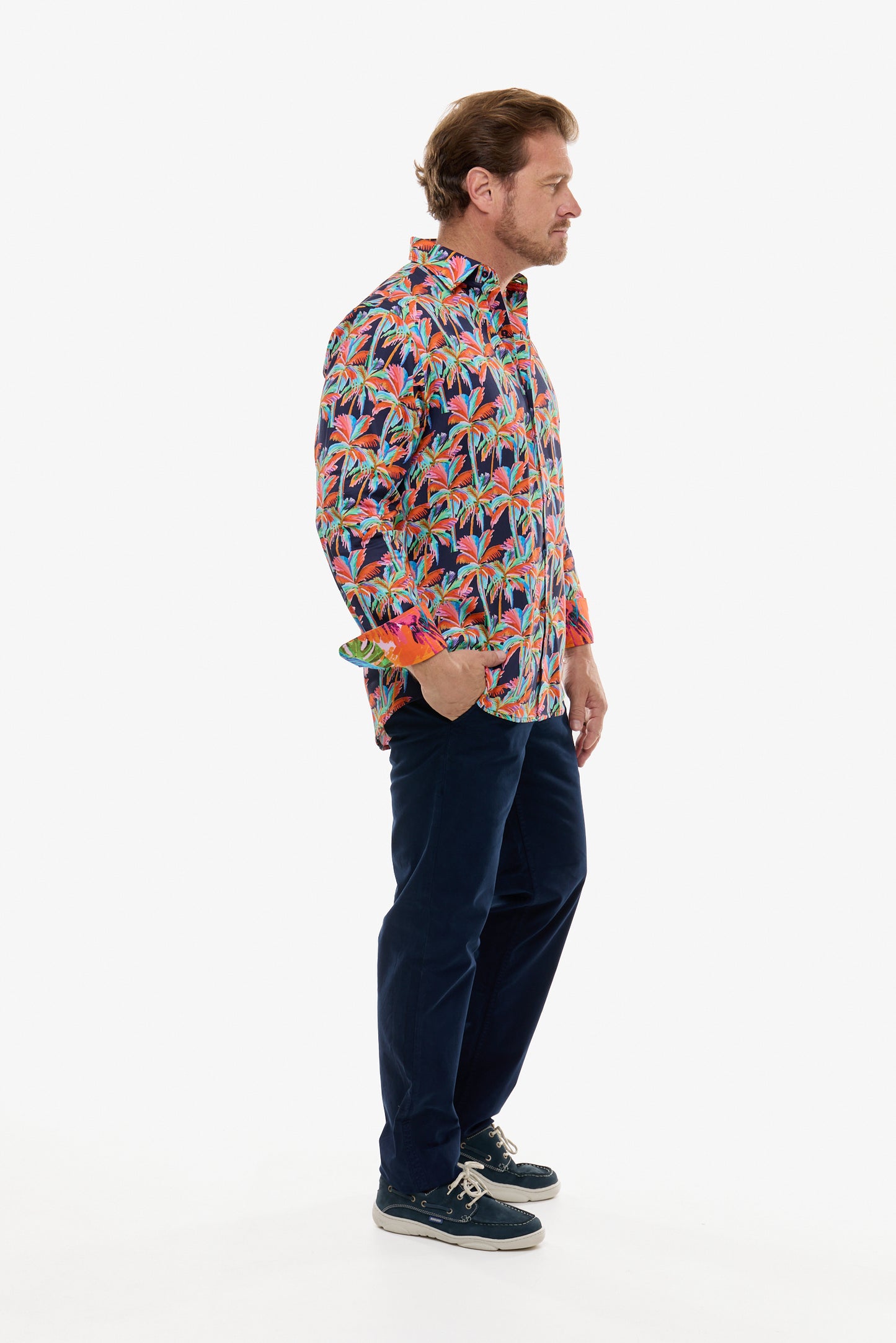 MIDNIGHT PALM SHIRT