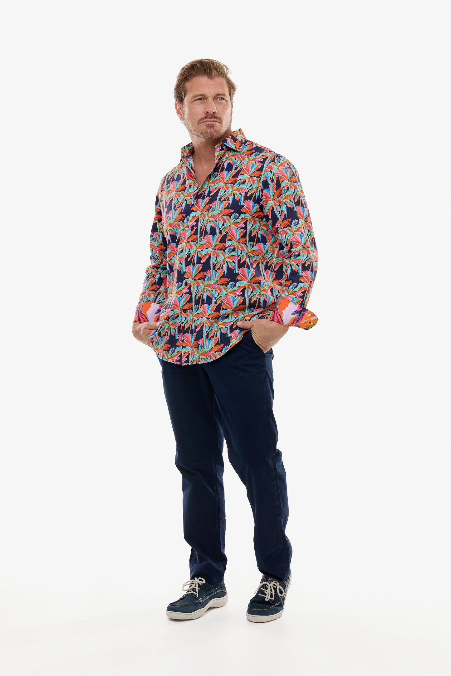 MIDNIGHT PALM SHIRT