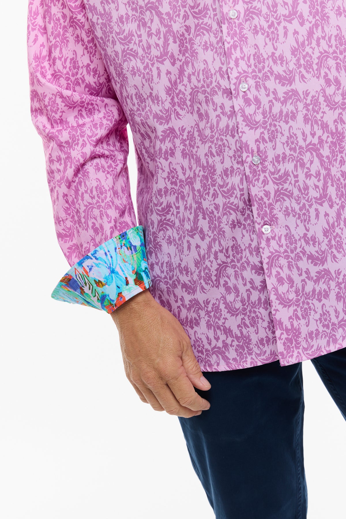 SUBTLE PAISLEY SHIRT LAVENDER