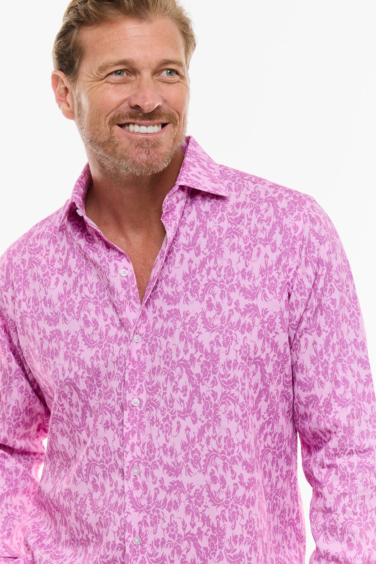 SUBTLE PAISLEY SHIRT LAVENDER