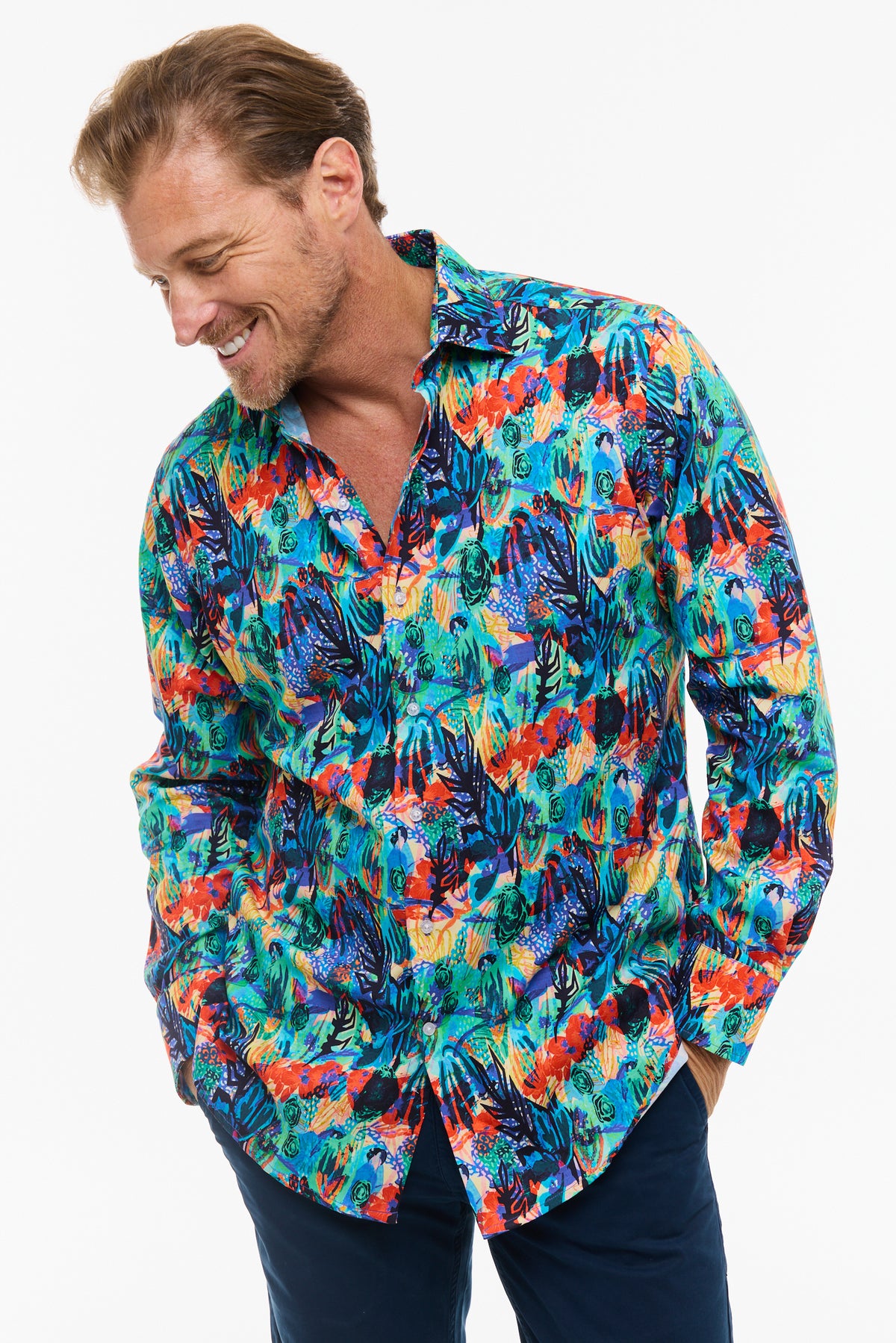 CORAL SHIRT MARINE