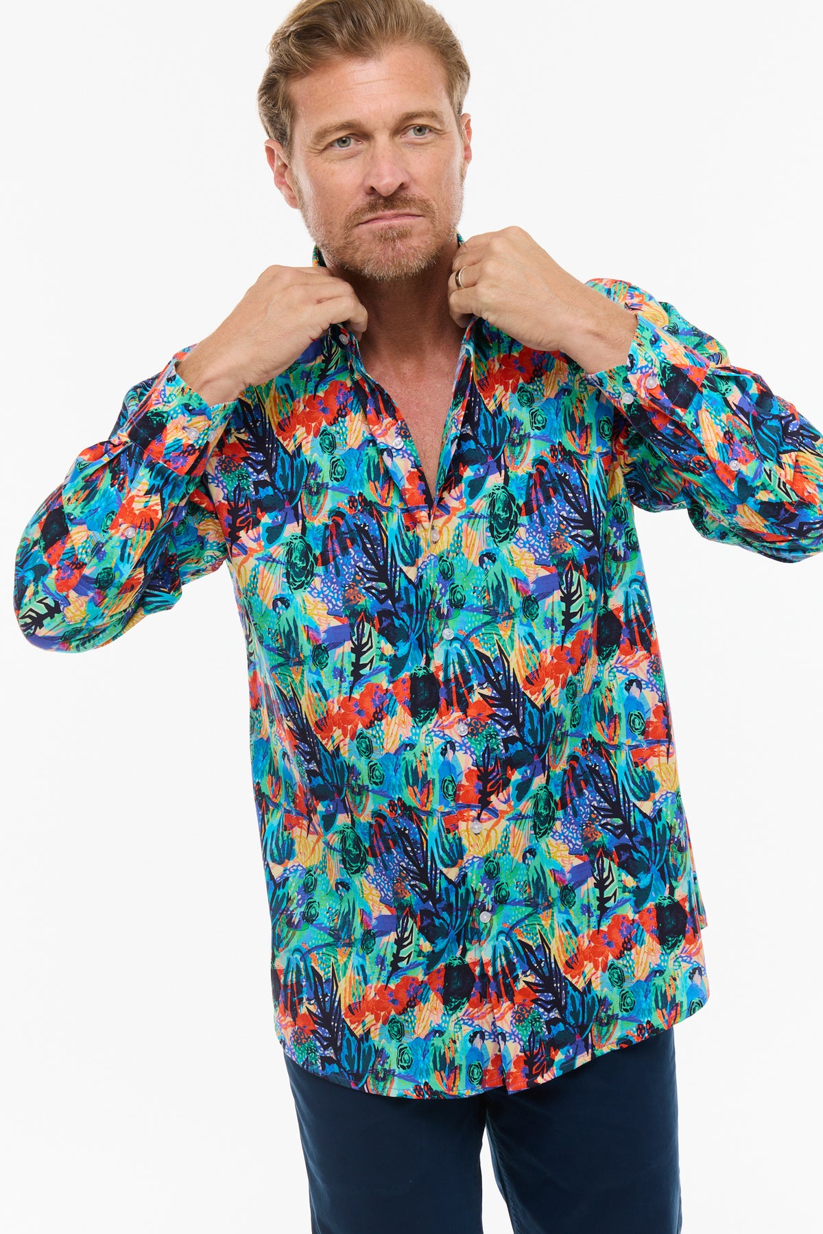 CORAL SHIRT MARINE