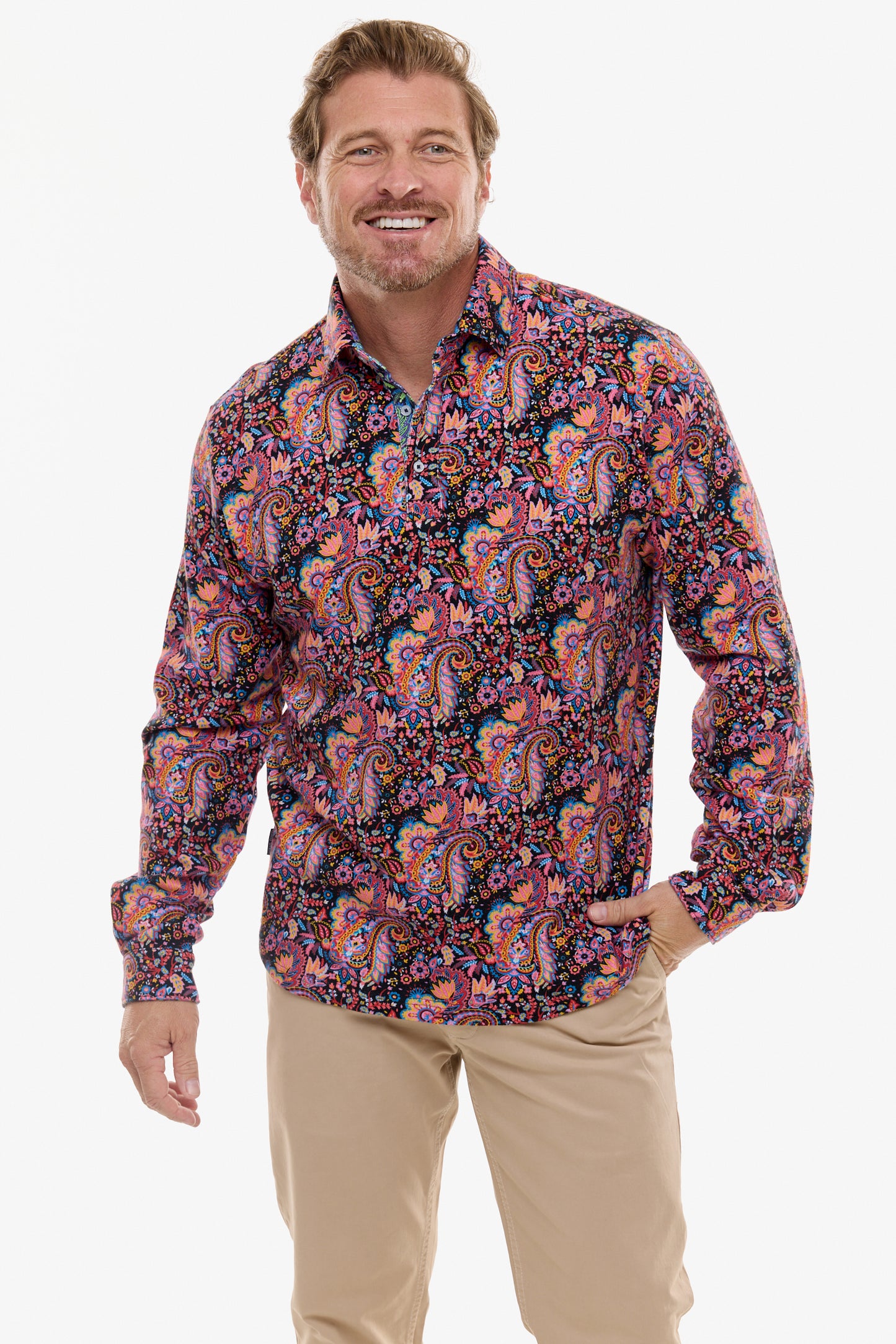 ASPEN POLO SHIRT ELECTRIC