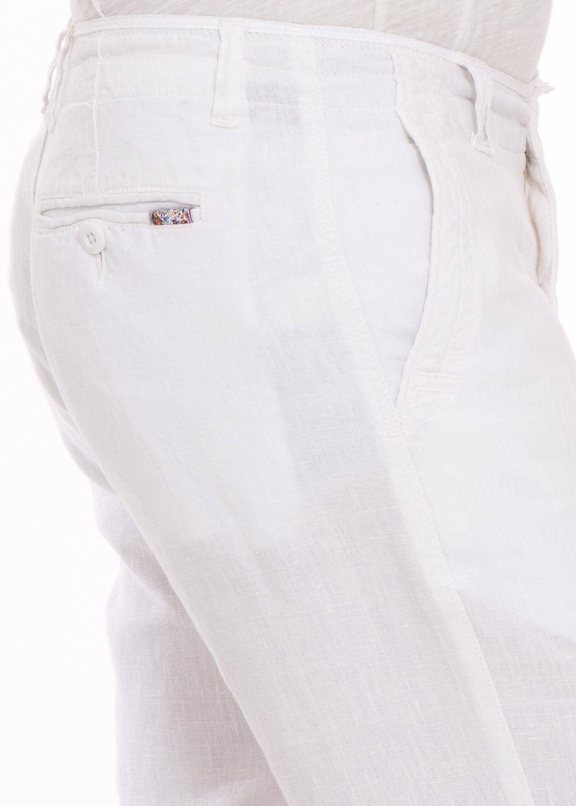 EDEN WHITE LINEN PANT-David Smith Australia