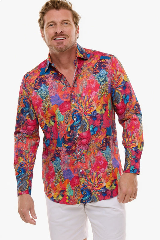 PLUME SHIRT HOT PINK