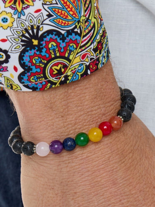 7 Chakras Healing Stones Bracelet