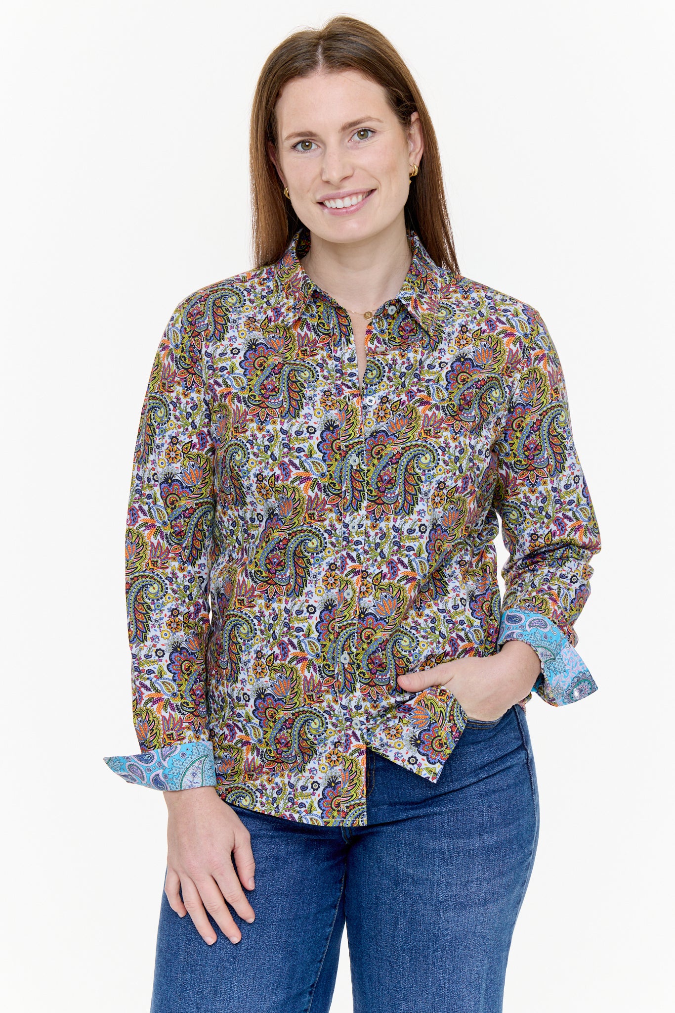 PAISLEY SHIRT LADIES MULTI
