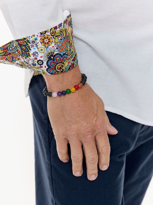 7 Chakras Healing Stones Bracelet