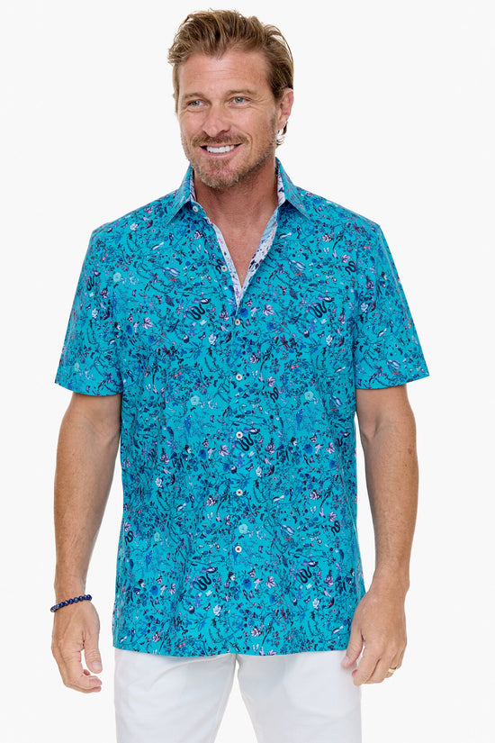 LAGOONA SHIRT SHORT SLEEVE-David Smith Australia