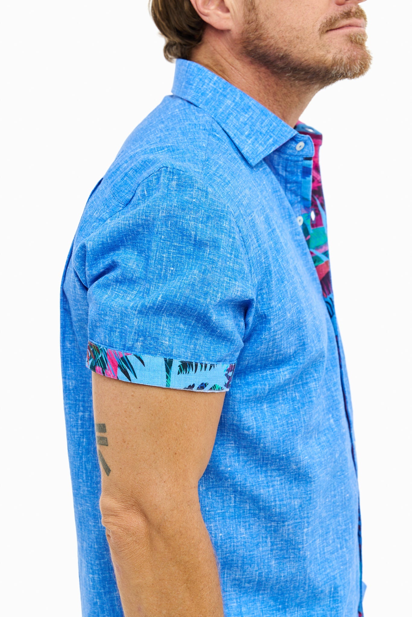 CAYMAN SILCOTT SHIRT OCEAN-David Smith Australia