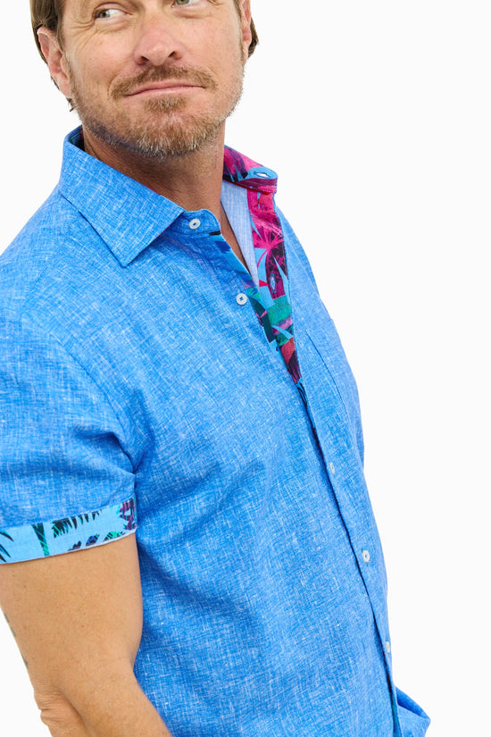 CAYMAN SILCOTT SHIRT OCEAN-David Smith Australia