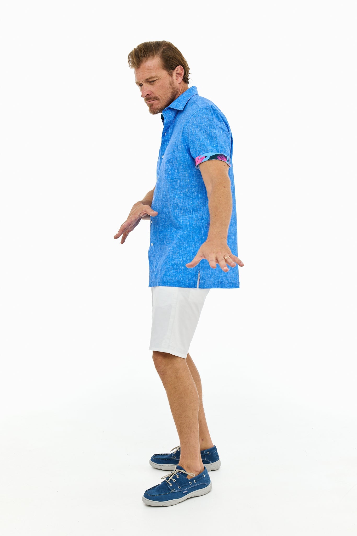 CAYMAN SILCOTT SHIRT OCEAN-David Smith Australia