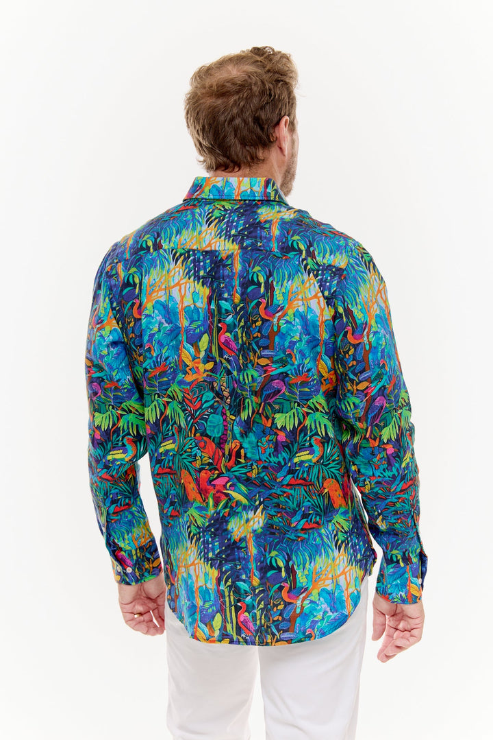 SHADOWS LINEN SHIRT-David Smith Australia