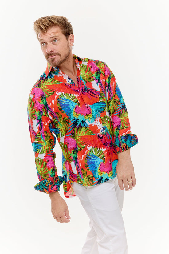 PIGMENTATION LINEN SHIRT-David Smith Australia