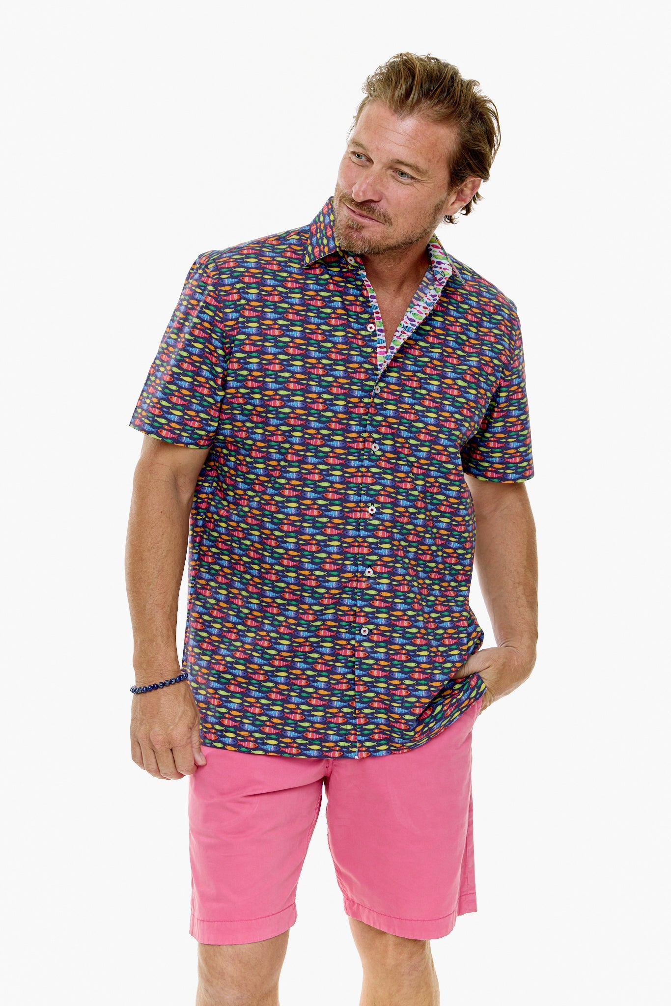 NEON FISH SHIRT INK-David Smith Australia