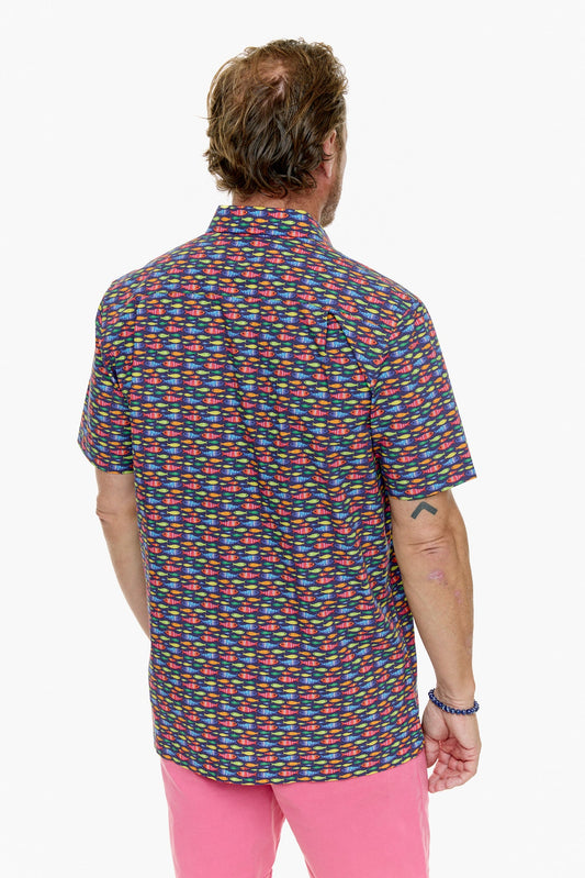 NEON FISH SHIRT INK-David Smith Australia