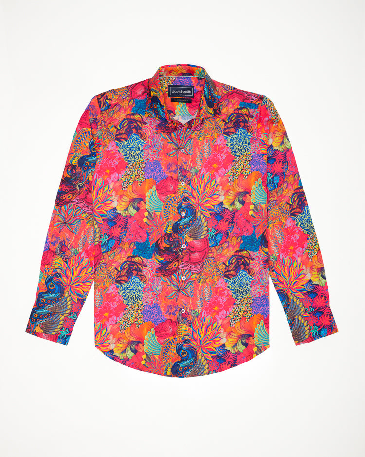 PLUME SHIRT HOT PINK