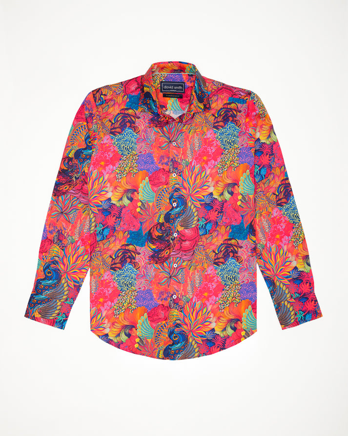 PLUME SHIRT HOT PINK