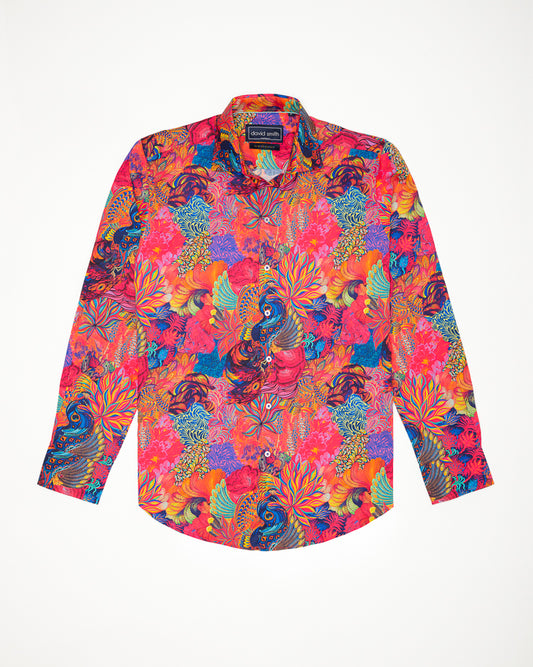 PLUME SHIRT HOT PINK