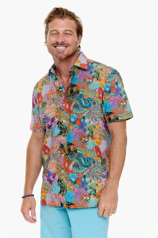 PLUME SHIRT SHORT SLEEVE-David Smith Australia