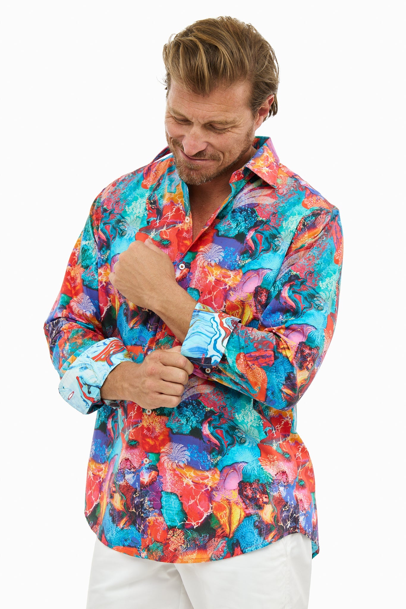 SPLASH ABSTRACT SHIRT-David Smith Australia