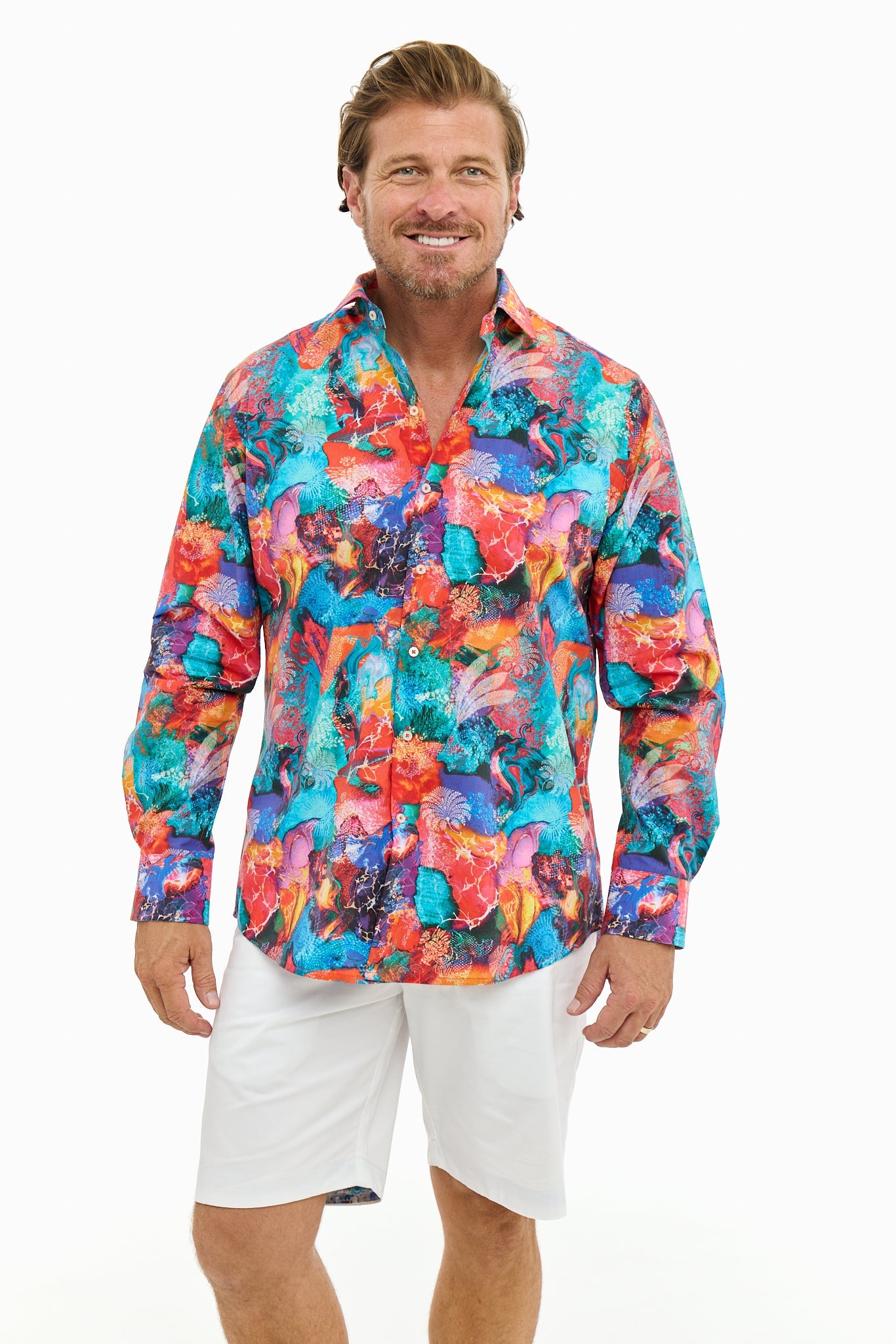 SPLASH ABSTRACT SHIRT-David Smith Australia