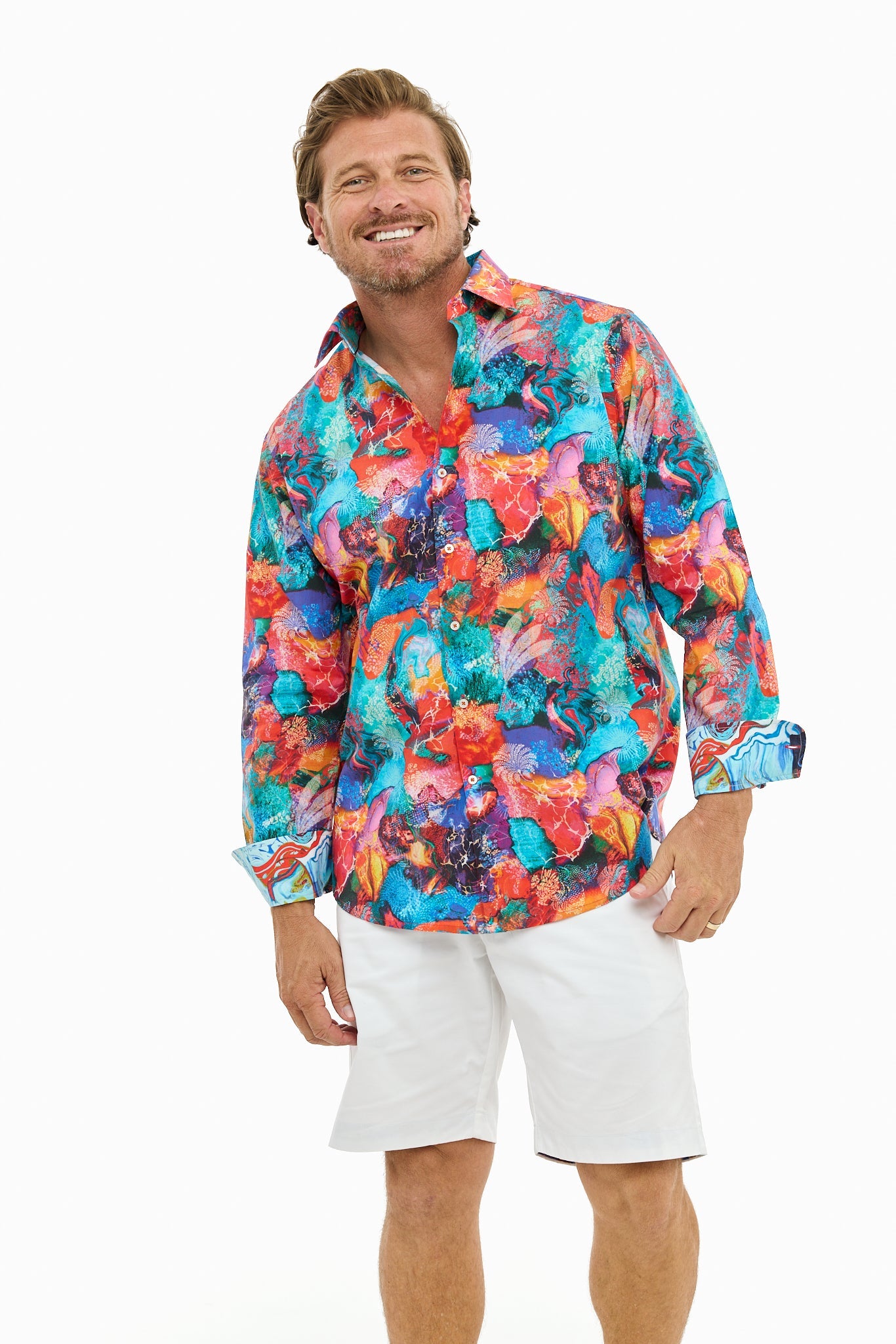 SPLASH ABSTRACT SHIRT-David Smith Australia