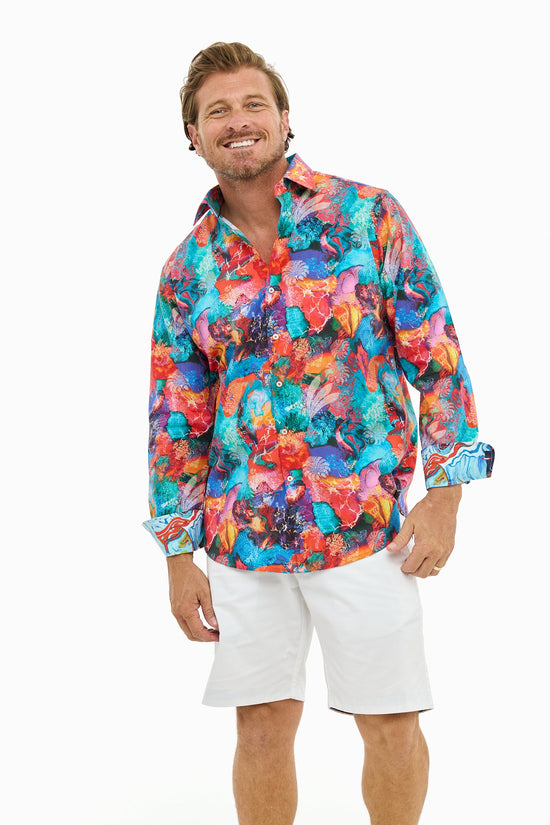 SPLASH ABSTRACT SHIRT-David Smith Australia