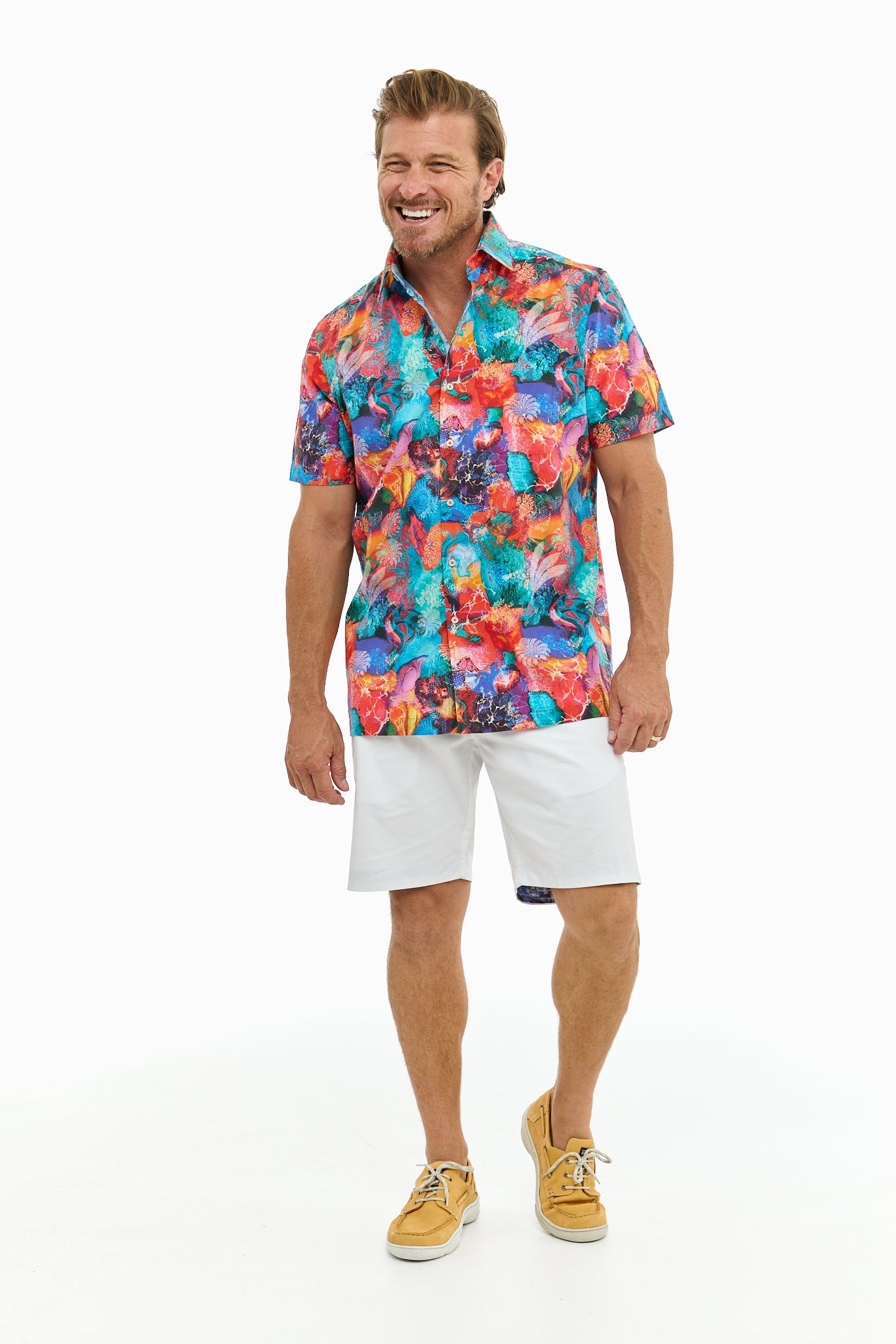 SPLASH ABSTRACT SHIRT SS-David Smith Australia