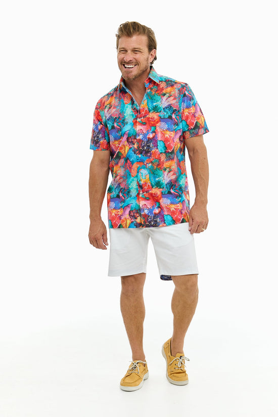 SPLASH ABSTRACT SHIRT SS-David Smith Australia