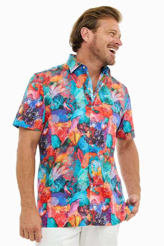 SPLASH ABSTRACT SHIRT SS-David Smith Australia