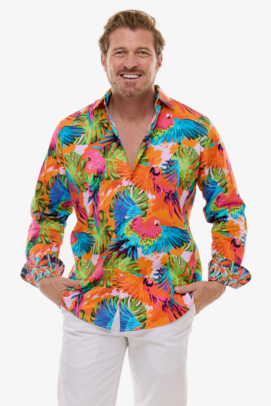 PINK PARROT SHIRT