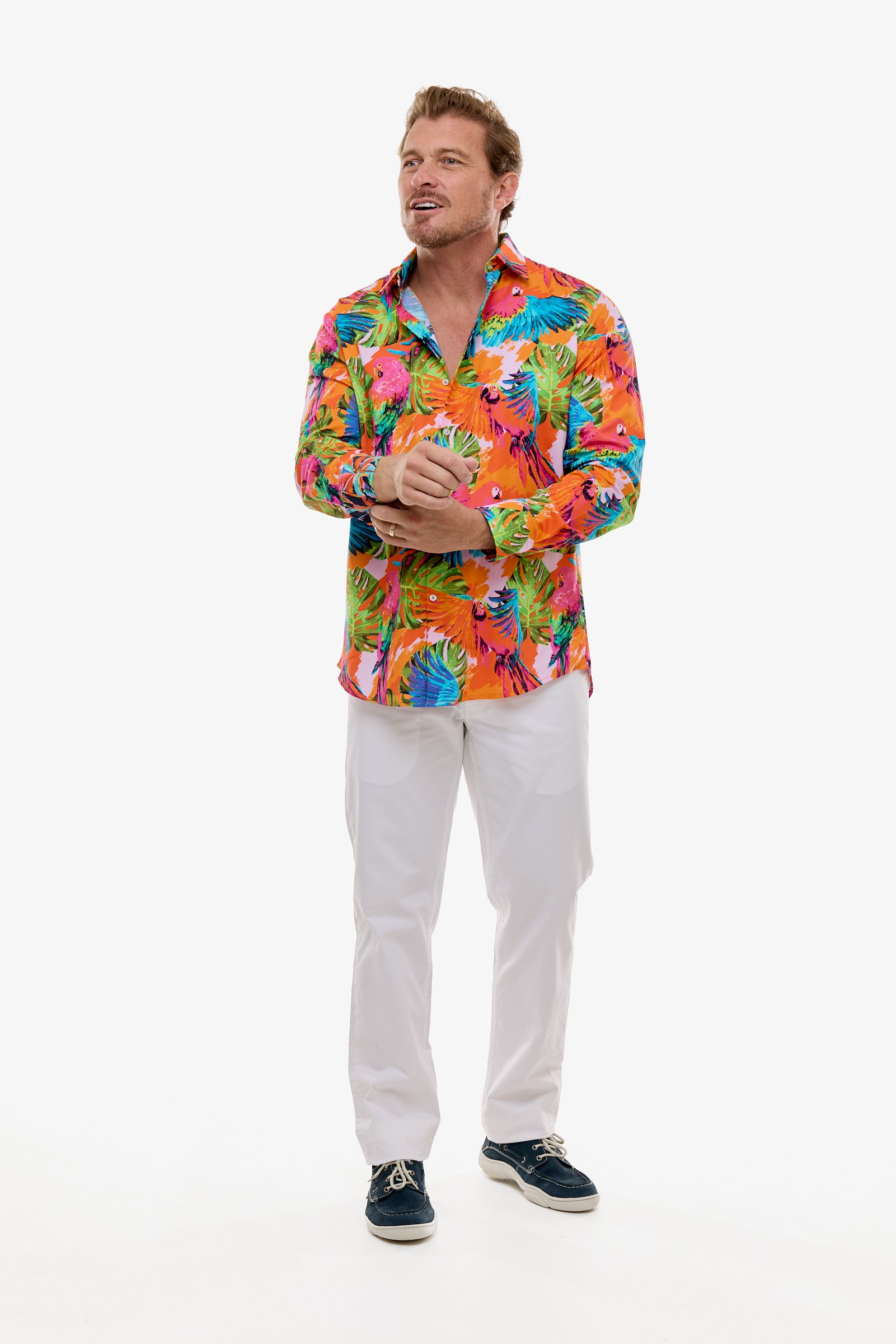 PINK PARROT SHIRT