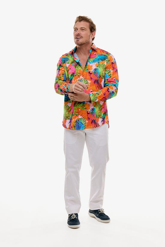 PINK PARROT SHIRT