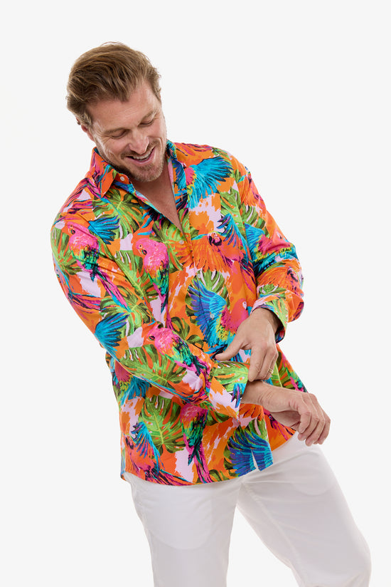 PINK PARROT SHIRT