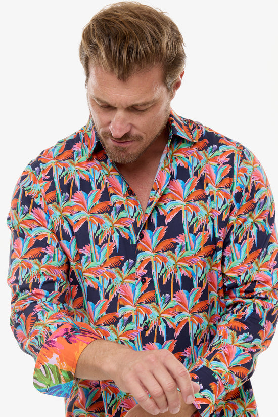 MIDNIGHT PALM SHIRT