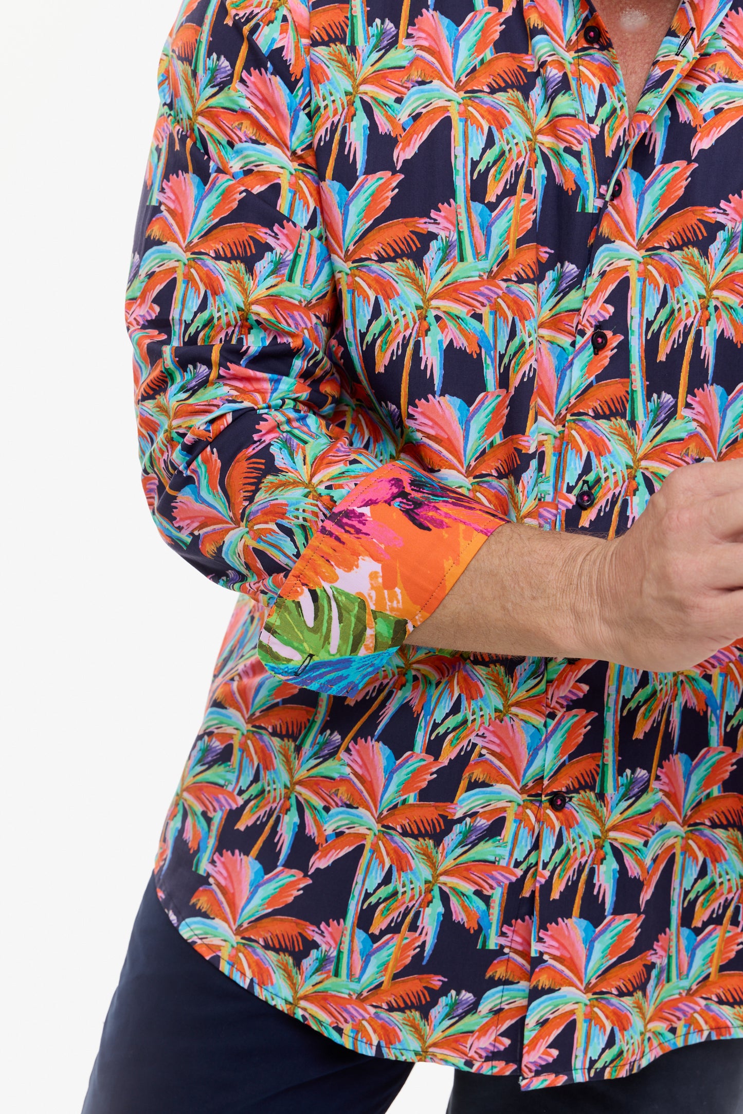 MIDNIGHT PALM SHIRT