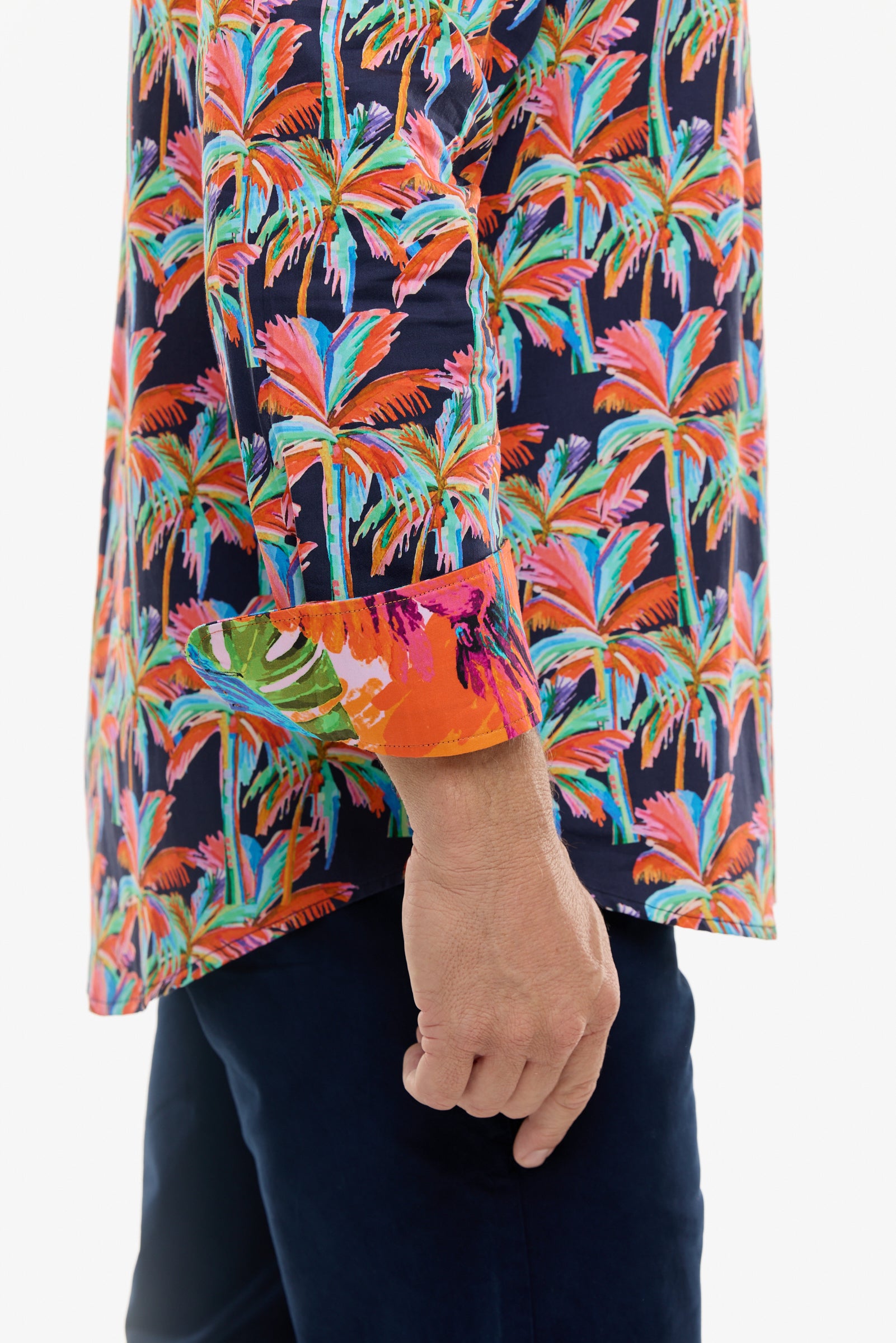 MIDNIGHT PALM SHIRT