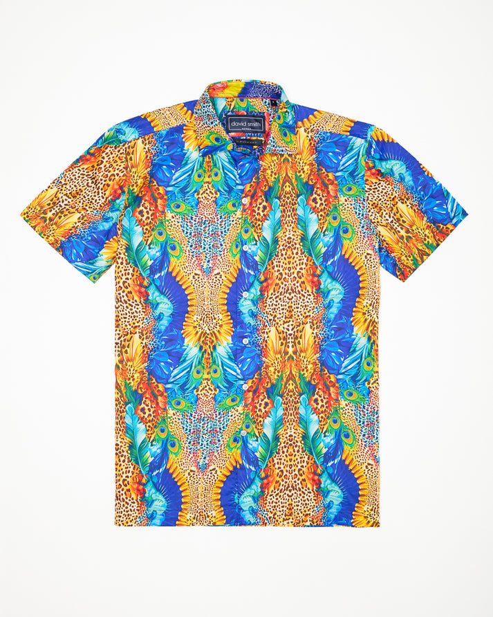 SAFARI SHIRT GOLD SHORT SLEEVE