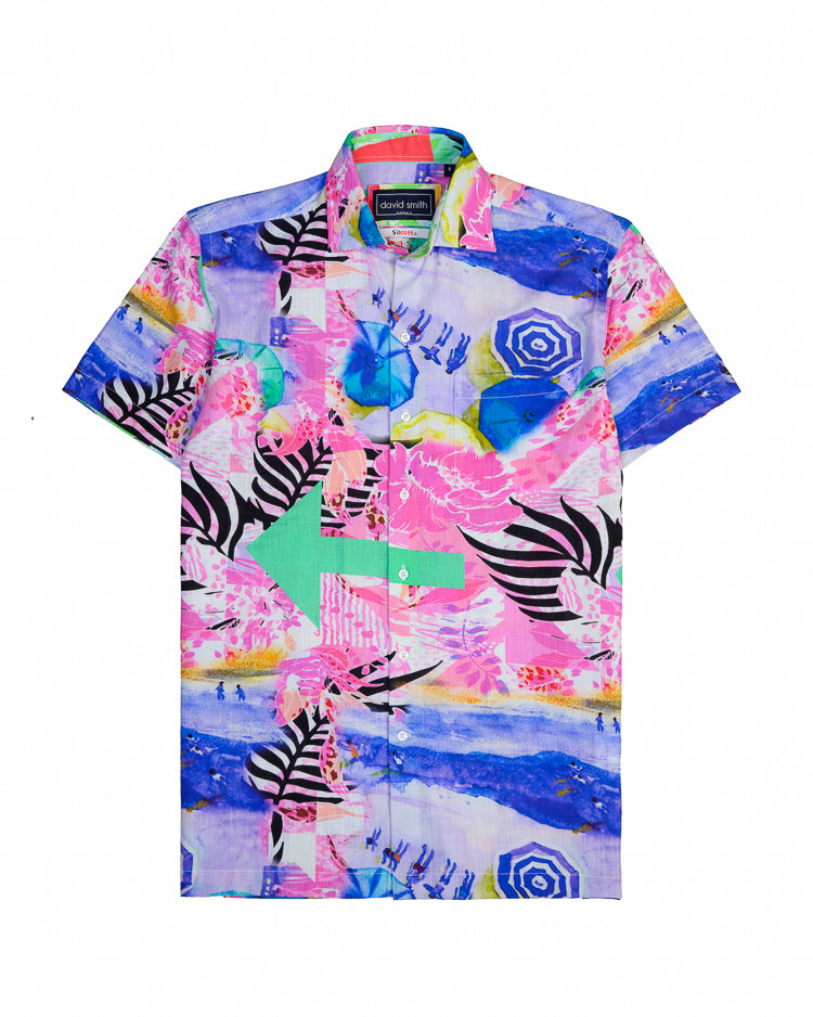 RESORT SILCOTT  SHIRT PINK