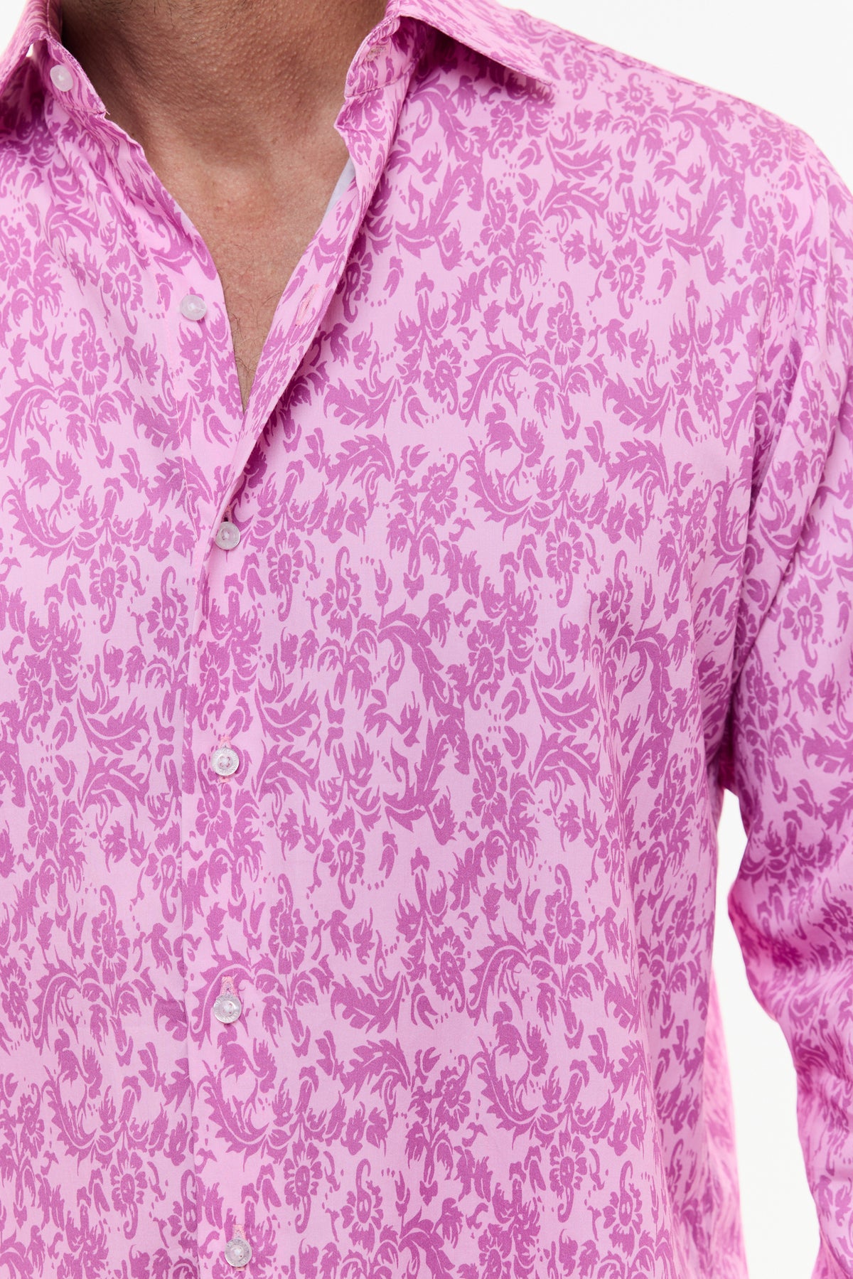 SUBTLE PAISLEY SHIRT LAVENDER