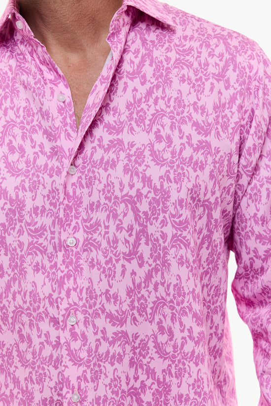 SUBTLE PAISLEY SHIRT LAVENDER