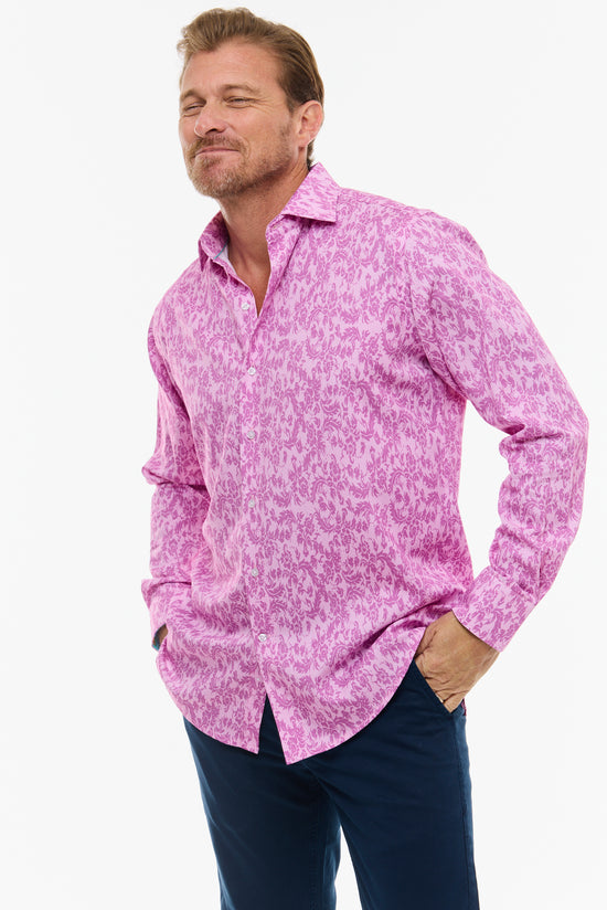 SUBTLE PAISLEY SHIRT LAVENDER