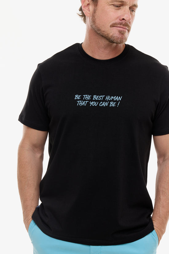 BEST HUMAN T-SHIRT BLACK