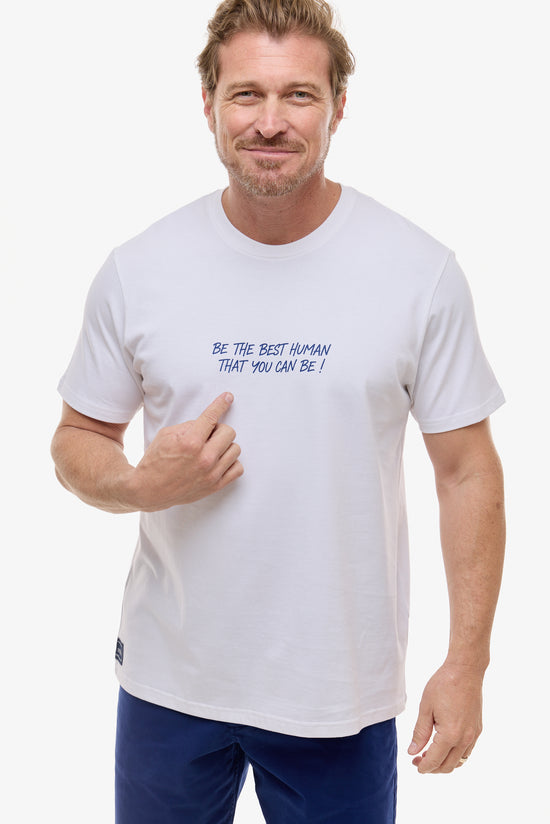 BEST HUMAN T-SHIRT WHITE
