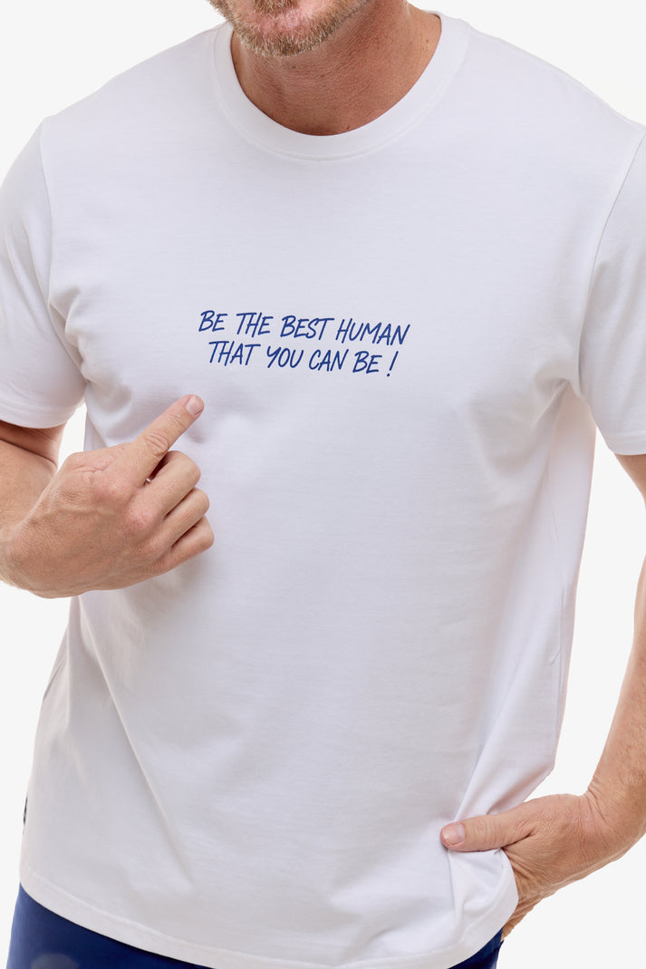 BEST HUMAN T-SHIRT WHITE