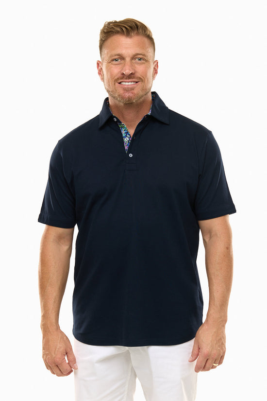 POLO SHIRT NAVY-David Smith Australia